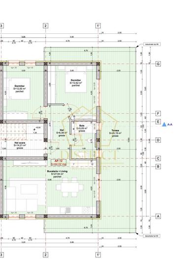 Penthouse cu 3 camere si terasa de 45mp | zona Antenei | Giroc