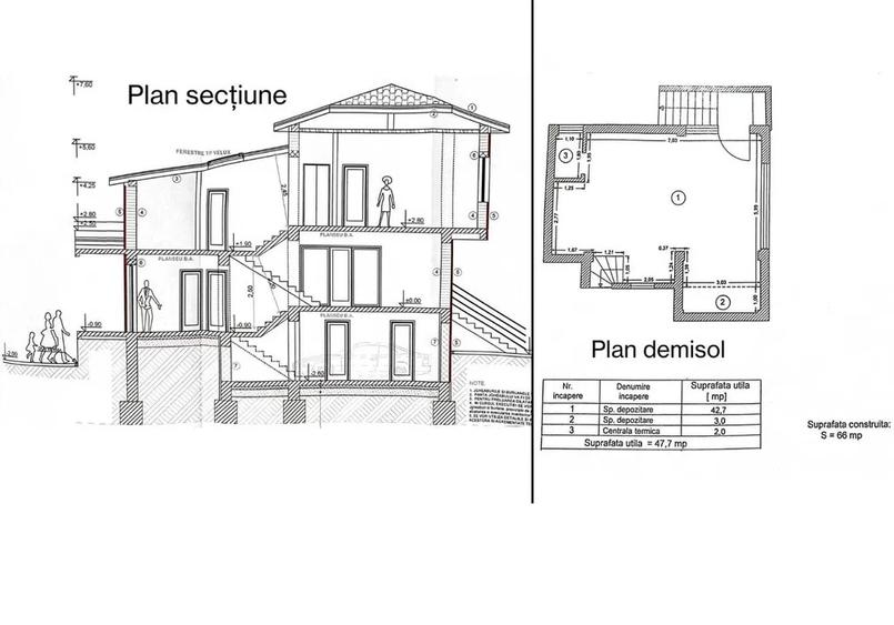 VILA D+P+E (Demisol + Parter + Etaj), zona KM 4-5