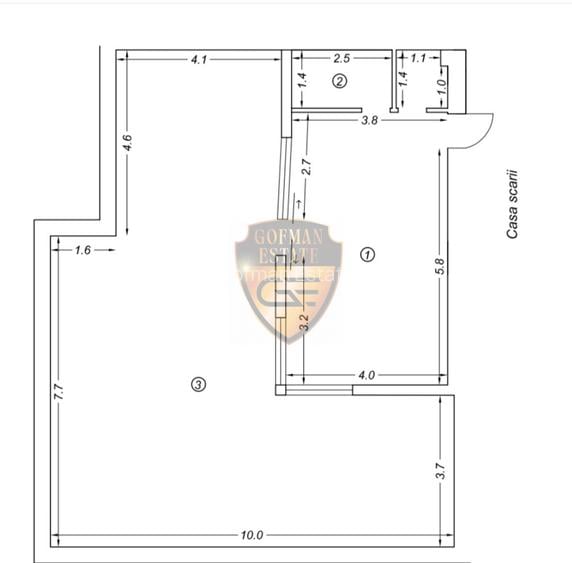 Studio Faleza Nord Delfinariu Mamaia parcare subterana terasa circulabila et 5/5 - 13