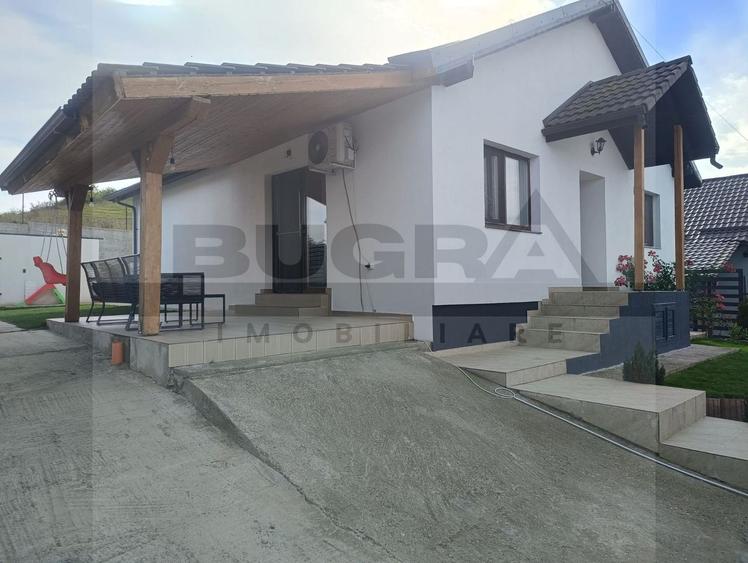 Casa individuala la cheie, 3 camere, 70 mp+425 teren, garaj,Sannicoara