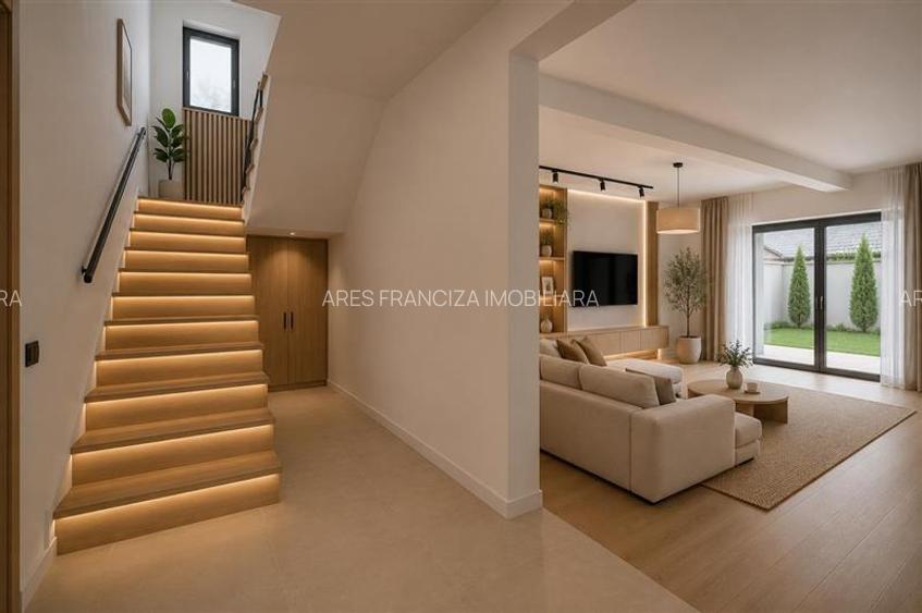 VILA  VOLUNTARI,4 CAMERE,3 BAI,154 MP,TEREN 193 MP - 14