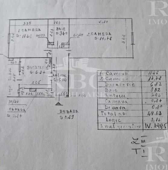 Apartament 2 camere decomandat in cartierul Intre Lacuri