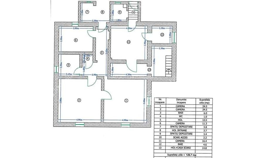 Casa cu 4 camere 900 mp teren in zona parcul Sub Arini din Sibiu - 7