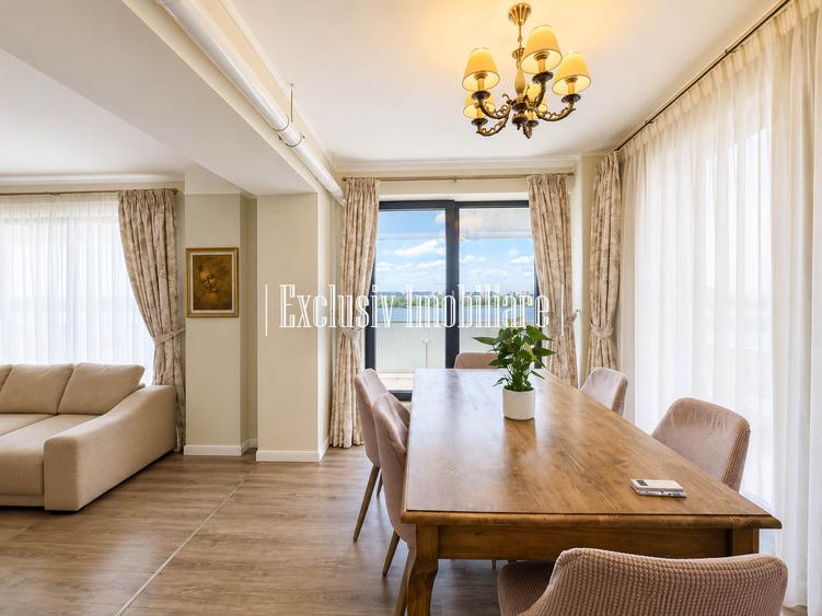 Vedere Frontala la Lac Tabacarie - Apartament de 140 mp cu 3 camere si 3 terase