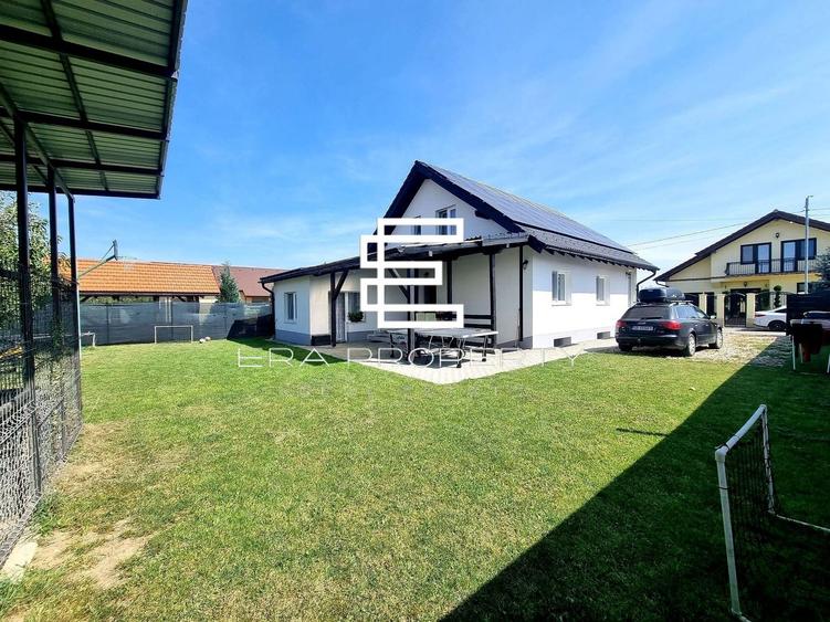 Casă eficientă energetic, 150 mp, teren 460 mp, pivnita -Cristian –
