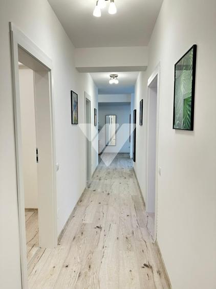 Apartament 3 camere, 100 mp, mobilat, de închiriat, zonă centrală