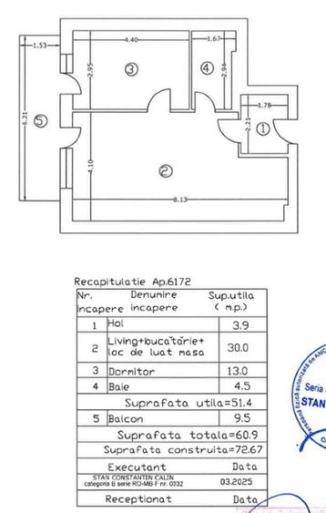 Apartament 2 camere Nou zona Domenii lângă Herastrau in Arcadia Prima Închiriere - 16