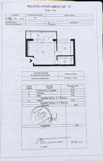 Apartament modern cu 2 camere| renovat complet | loc de parcare