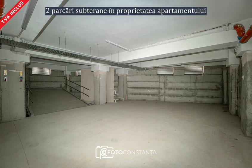 ✅TVA inclus· Ultimul· 3 camere decomandate, 2 băi, 2 parcări | Elvila Tomis Plus