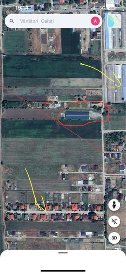 Hala 1.533 mp cu teren 5.000 mp – Vanatori, zona Maylo