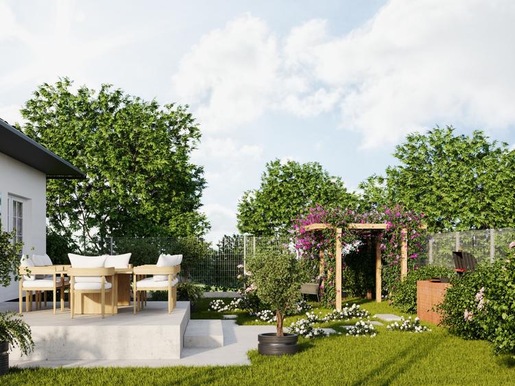 Casă 90 mp utili + Teren 360 mp – Balotești-Săftica finisaje premium