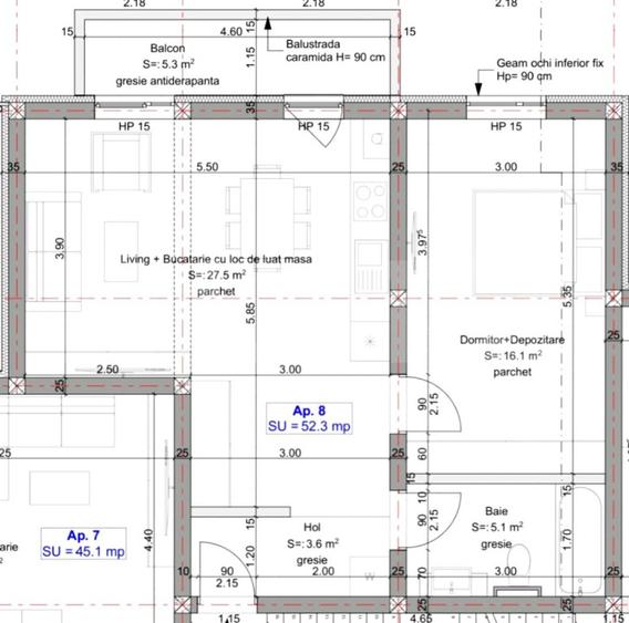 Apartament de vanzare, cu 2 camere, 52,30 mp utili zona Braytim-Urseni
