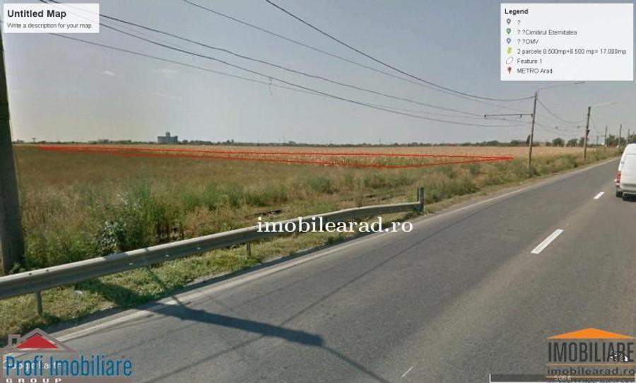 Teren intravilan 17.000 mp la Centura intre Metro si 6 Vanatori