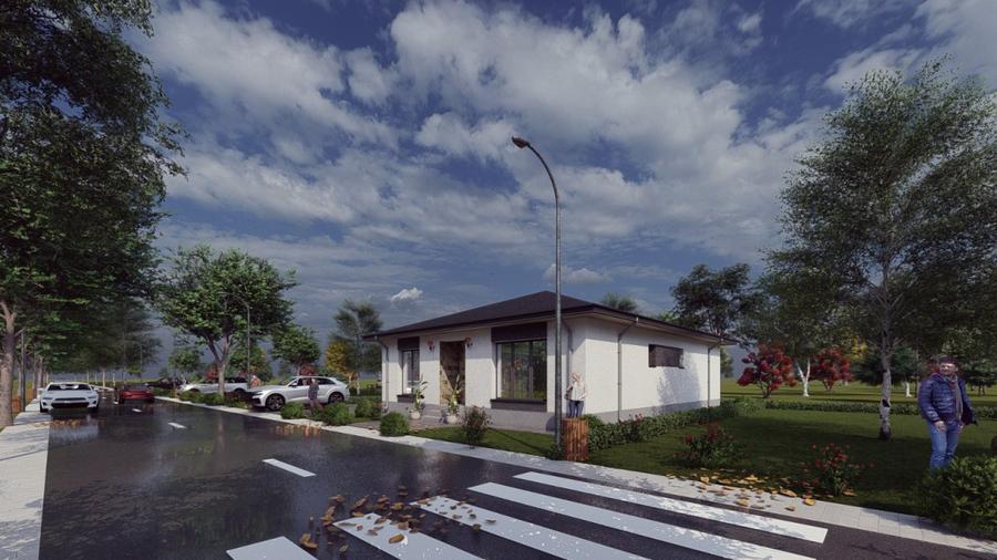 CASA LA ROSU IN COMPLEX DE 20 de CASE INDIVIDUALE in Corbeanca