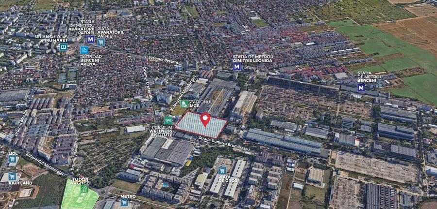 Oportunitate investitie – Teren 50.561 mp, pozitie premium, Sector 4