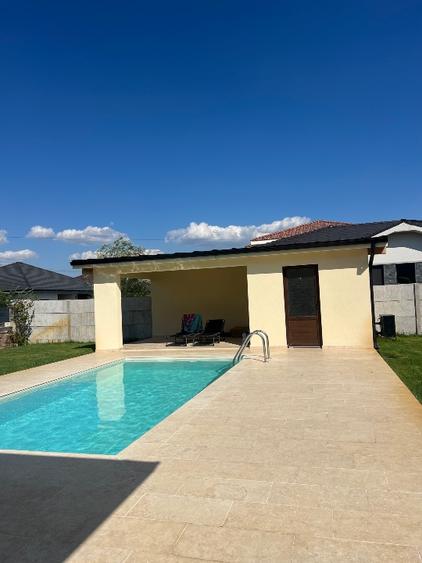 Casă individuală Premium | Piscină încălzită | Teren 605 mp | Moșnița Nouă