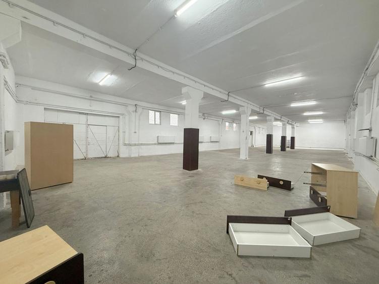 Spațiu industrial de închiriat – 1.690 mp, acces TIR- zona Fratelia