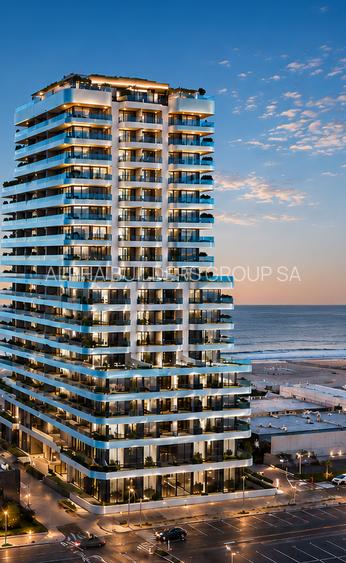 Marina Tower Penthouse | Etaj 15 | Loft Vitrat 6m | Frontal - 2