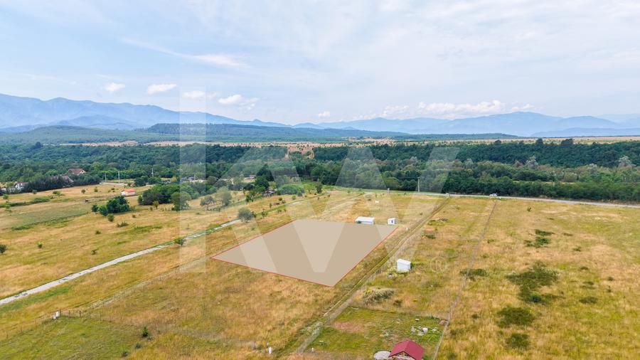 Teren cu priveliște spectaculoasă spre Munții Făgăraș-  Valea Avrigului