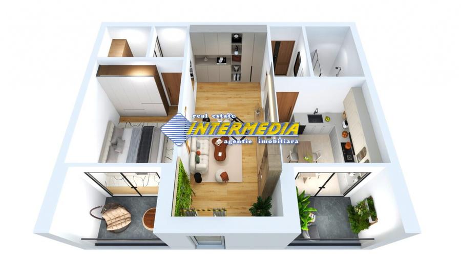 Apartament 3 camere Bloc Nou in Cetate finisat la cheie