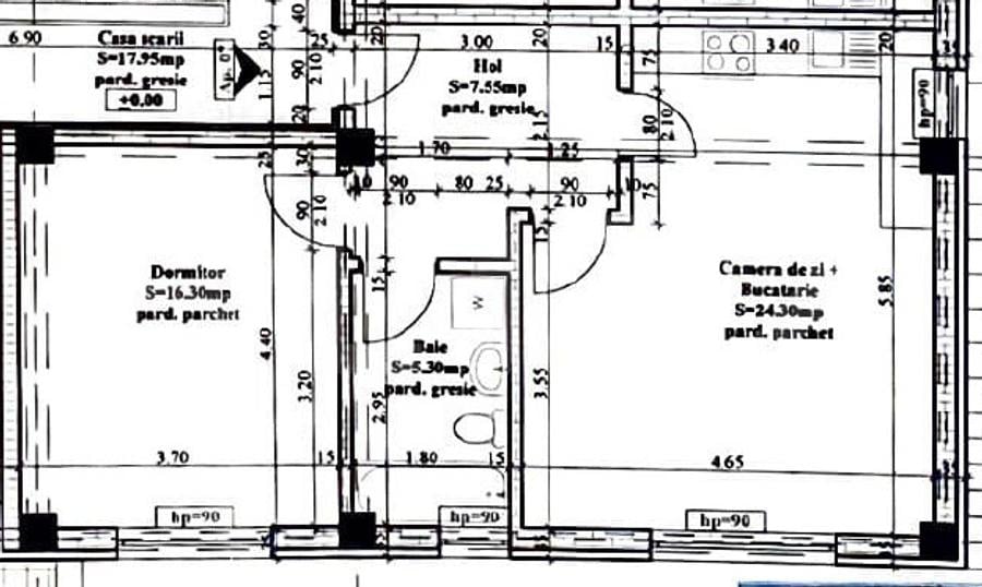 Apartament 2Camere Hlincea cu Terasa