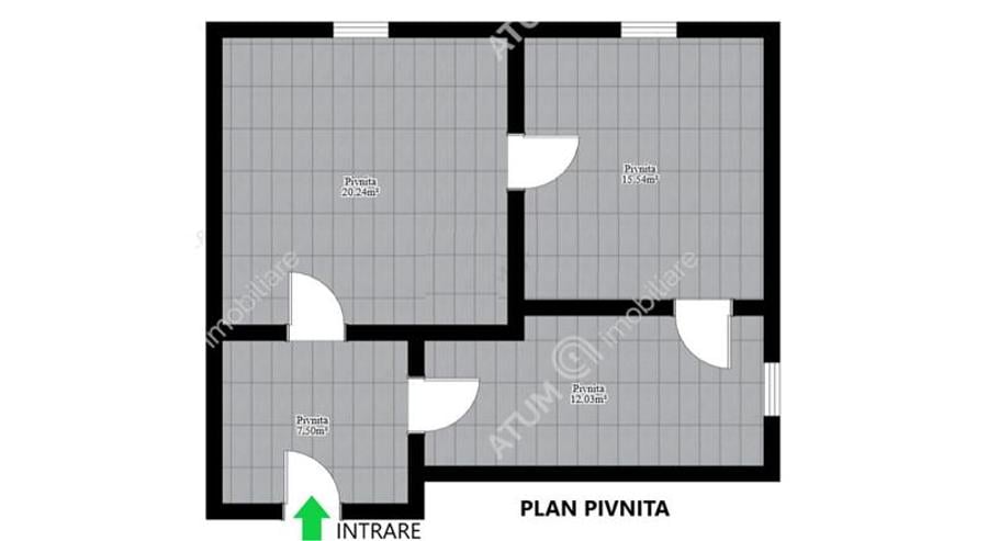 Casa individuala cu 4 camere pe teren de 575 mp zona Vasile Milea
