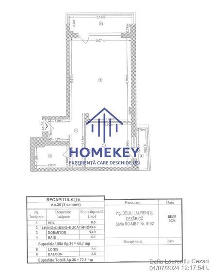 Apartament 2 camere de vanzare in Select Residence, Dristor/Dudesti