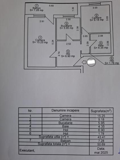 Apartament 2 camere decomandat zona Rahovei