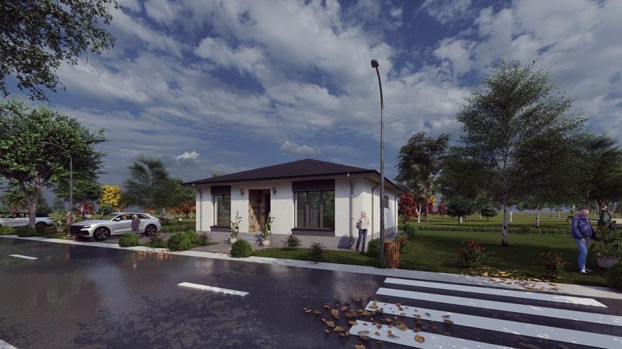 CASA LA ROSU IN COMPLEX DE 20 de CASE INDIVIDUALE in Corbeanca