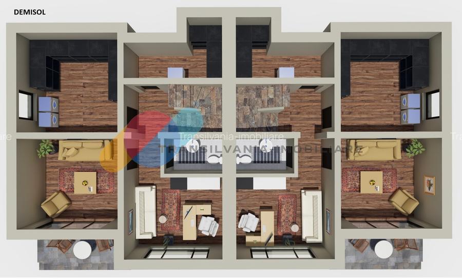 Unitate Duplex, 180 mp, 450 mp teren, Feleacu - 3