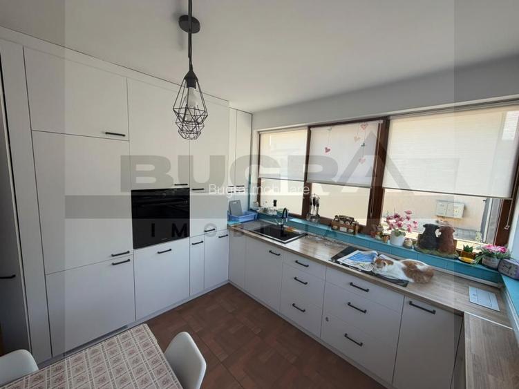 Casa individuala la cheie, 5 camere, 126 mp+474 mp teren, zona Gilau