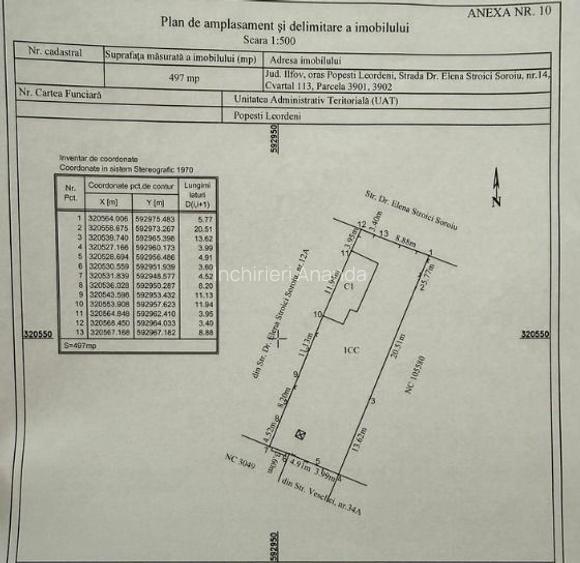 Teren + casă demolabilă 497 mp - Popești Leordeni Central - 6