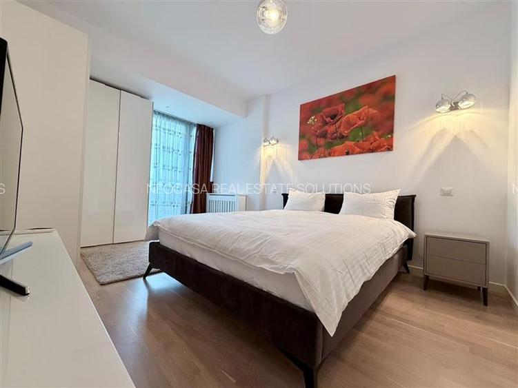 Apartament elegant cu 3 camere de inchiriat in zona Herastrau, parcare subterana