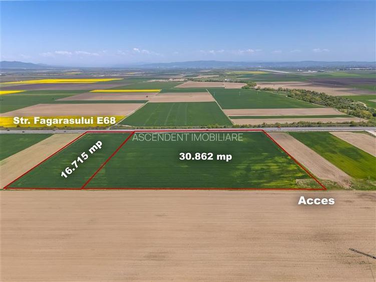 Sectiunea Premium! Teren 47.577 mp, Codlea . Ghimbav, pozitie excelenta la DN 11 - 2
