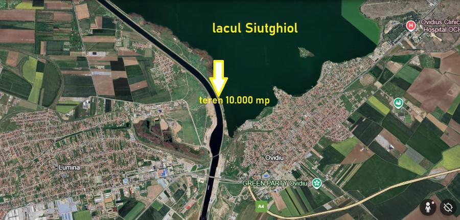 OVIDIU Teren cu deschidere directă la Lac Siutghiol