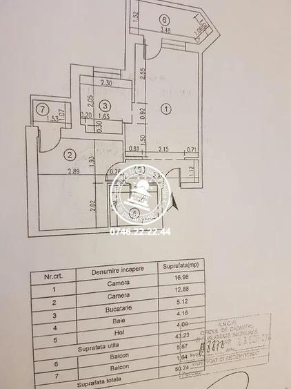 Apartament 2 camere de vanzare Copou