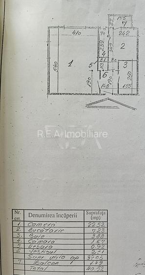 Garsonieră Splaiul Unirii decomandată, et. 3, an 1994, 41 mp - 8