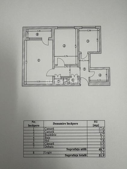 Apartament 2 camere langa complexul comercial Auchan Titan - 8