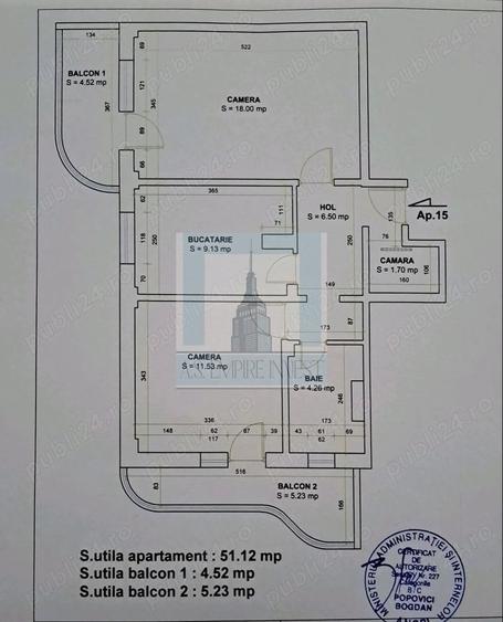 Apartament 2 camere, decomandat, zona Făget - str. Aurel Vlaicu