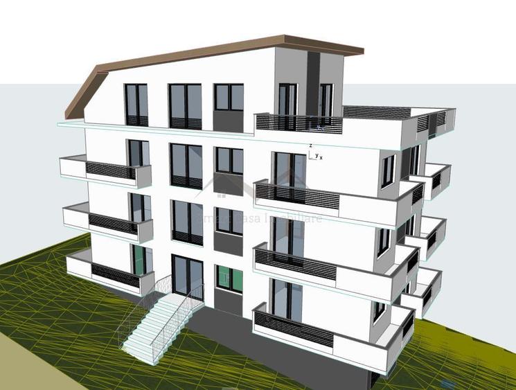 Teren cu autorizatie constructie bloc 7 apartamente - Rediu