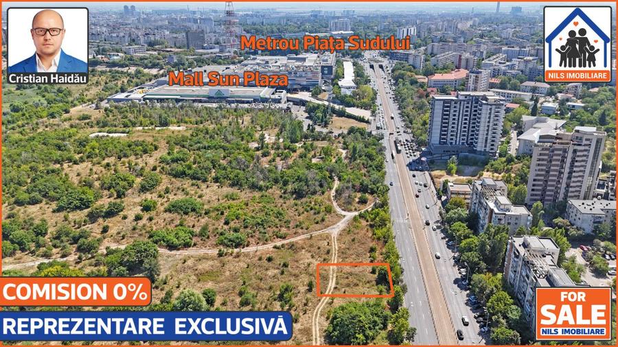Teren 487mp | Calea Vacaresti - Mall Sun Plaza - Sector 4