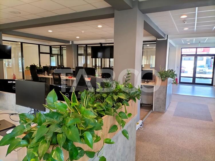Cladire moderna cu teren 890 mp P+2E+ET birouri si spatiu comercial