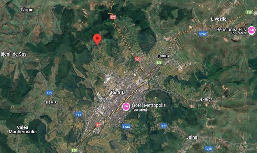 Teren de vanzare situat in Bistrita, zona Drumul Tărpiului