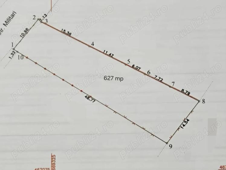 Teren intravilan de vânzare – Zona Laminorul, Strada Militari