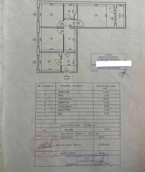 Alexandru - Minerva - 3 camere decomandat - etaj intermediar - renovat - modern