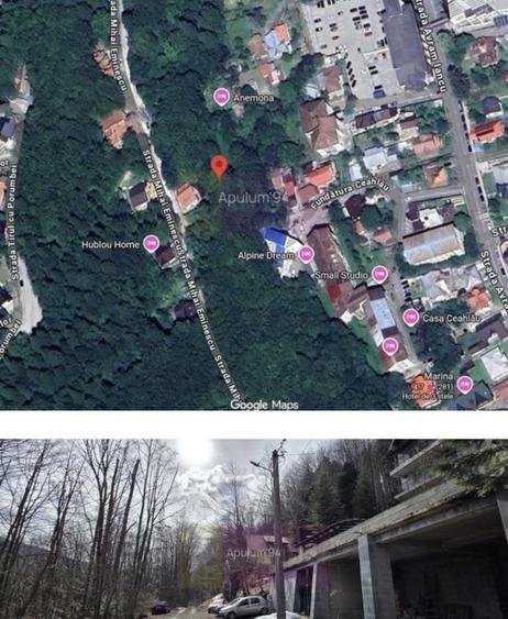 Teren 338mp, cu proiect bloc garsoniere D+P+E+M - Sinaia