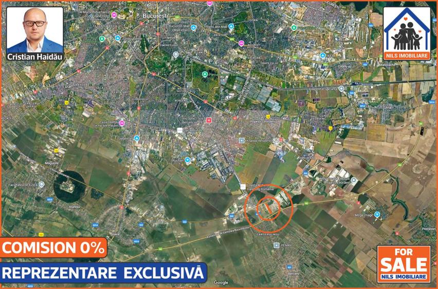 Teren 20k mp intravilan situat intre centura si A0 - Berceni IF