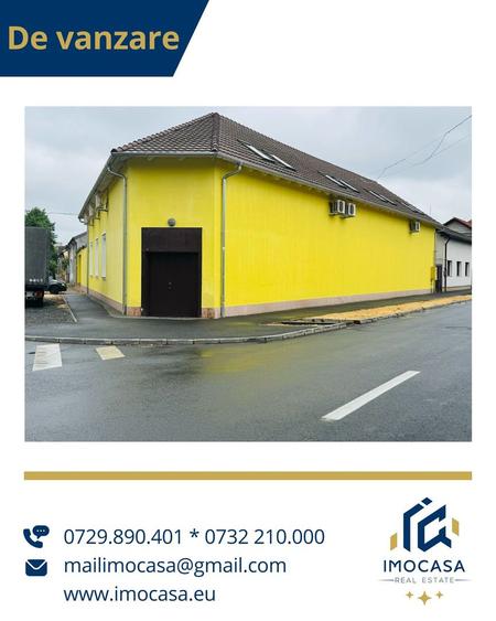 De inchiriat cladire comerciala potential P+M Gradiste Arad