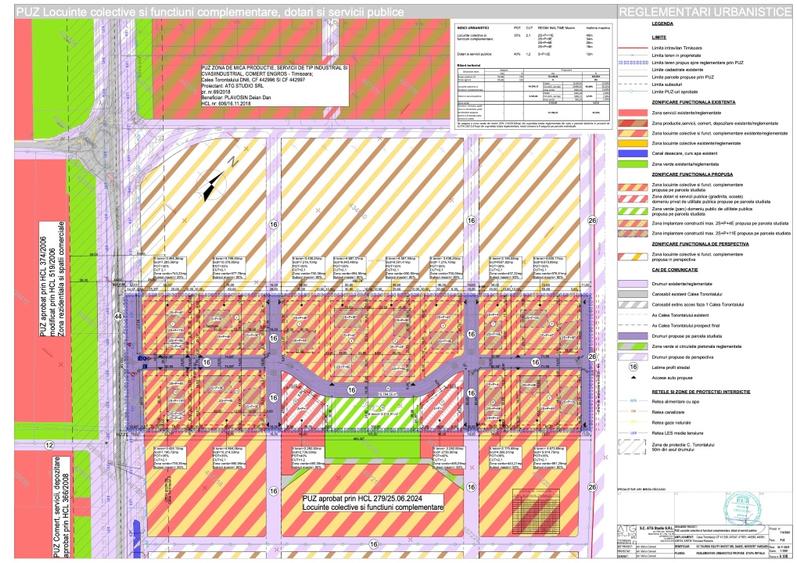 Teren ptr blocuri, cu PUZ aprobat, HCL 374/2026, zona Nord, C. Torontalului