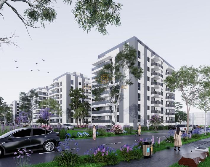 Apartament modern langa metrou - 3 camere + balcon, Popesti-Leordeni
